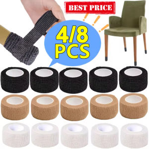 4/8Pcs Chair Leg Floor Protector Furniture Pads For Hardwood Floors Desk Chair Legs Socks Non-slip Noise-Reduce Leg Tape Gift