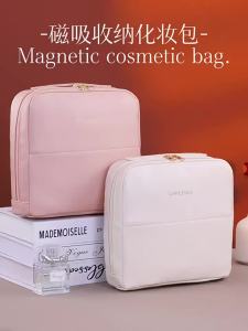 Portable Standing Up Bag Travel Waterproof Toiletry Storage Pouch Bag for Brues Cosmetic Tools Womens Makeup Organizer