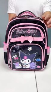 Kuromi School Bag For Kids Backpack Pupil Girls Waterproof Large Capacity School Bag For Kids Girl