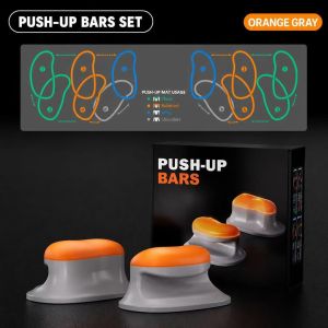 1 Pair Ergonomic Push-up Stands Non-Slip Base Wrist Friendly Push Up Bars for Indoor Bodybuilding Chest Exercise Equipment