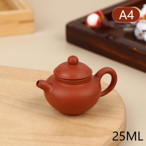 portable25ML Pottery Teapot Pocket Hand Teapot Handstand Fingertip Kettle Tea Pet