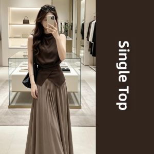 NIUVIES | Summer New Sleeveless Vest Dress Set