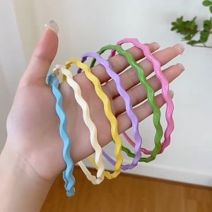 Cài Tóc Nhựa Bóng Bản 0.6cm Màu Kẹo Ngọt Phong Cách Hàn Quốc Dễ Thương