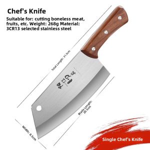 FUJUN | Chefs Kitchen Knife for Women Meat Cutting and Bone Chopping