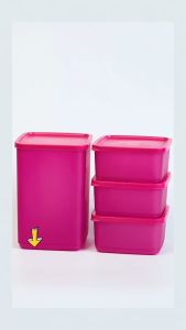 CPM Lula Storage Pink Set of 4 pcs - kotak makan plastik/ toples beranak/ toples plastik