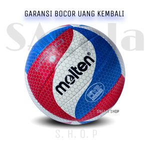 Bola Voli Molten V5M5000 Soft Touch Size 5 Press Gratis Adaptor Jarum Pompa