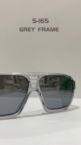 S-165 Grey Aviator Style Protective Fit Over Glasses for Outdoor Activities