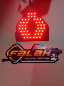 stoplamp running beat new/street 10 mode otomatis rem stay bebas request warna