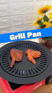 OMICKO OM-2504 Ultra Grill Pan / Panggangan BBQ 32 cm (Anti Lengket)