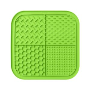 XMSJ | Pet Lick Silicone Mat Dogs Pet Slow Food Plate for Dog Bathing Distraction Silicone Dog Sucker Food Training Dog Feeder Supplies