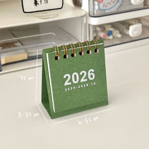 Mini Desktop Calendar 2026 New Simple Style Office Student Desk Accessories Self-Discipline Planner Notebook