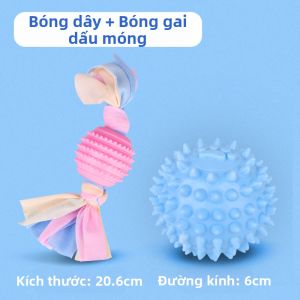 7o | Đồ Chơi Gặm Cho Chó Trẻ: Bóng Chống Gặm Giải Trí