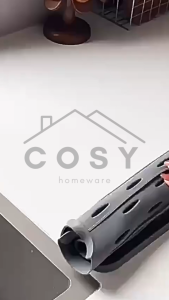 COSY Alas Tempat Piring / Alas Pembuangan Silikon Untuk Meja Dapur / Alas Anti Selip Untuk Peralatan Makan Besar / Alas Silikon Anti Panas / Alas Panci Tebal Alas Meja Anti Selip Alas Tetap Talenan Alas Wastafel