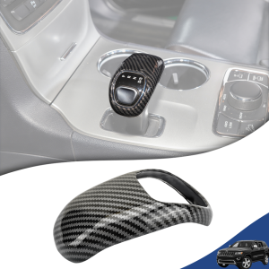 Ốp Trang Trí Cần Số Xe Hơi Chất Liệu ABS Vân Sợi Carbon Dành Cho Jeep Grand Cherokee 2014-2015 Chrysler 300C 2012-2014 Phụ Kiện Nội Thất