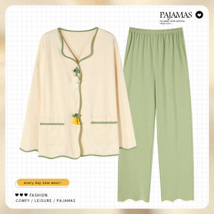 Miiow | Catwoman Sleepwear Womens Long Sleeve Cardigan Sweet Style Home Leisure Student Pyjamas Spring Autumn Season Polyester Fiber