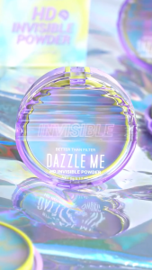 Phấn phủ kiềm dầu HD không màu Dazzle Me Better Than Filter HD Invisible Powder kiểm soát dầu kép suốt 24h 5g