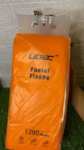 1 Pcs Letec Facial Tissue 1280 Sheets Hanging Wall-Mounted Tissue Paper