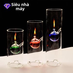 Đèn Dầu Kính Phong Cách Châu Âu Sáng Tạo