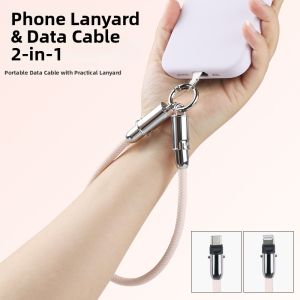 A&M | Fast Charging Durable Detachable Multi-use Phone Lanyard Cable