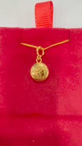 Poh Heng Jewellery 22K Ace of Soccer Pendant in Yellow Gold [Price By Weight]