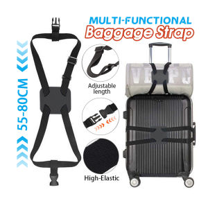 【SG Ready Stock】Adjustable Anti-lost luggage Belt Strap Travel Suitcase Accessories Packing Belt Luggage Buckle Strap