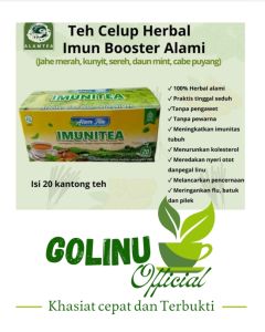 IMUNITEA- Teh celup herbal alami 100% original untuk imunoterapi