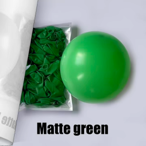 100 PCS Classic Solid Matte Latex Balloons Thickened Anti‑Break Latex Party Balloon Festival Photo Backdrop Wall Decor Supplies