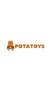 POTATOYS - Puzzle Anak Kayu Chunky 3D Alphabet dan Number Murah