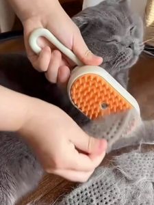 Electric Pet Grooming Comb Spray Bath Cat Dog Brush Hair Removal Tool New 2025 Model Massage Comb for Cats And Dogs