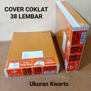 1 Pak Buku Tulis Sampul Coklat & Karakter 3858 isi 10 Pcs
