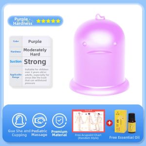 ZHONGLIANG | Silicone Soft Suction Cup Childrens Gua Sha Massage Device