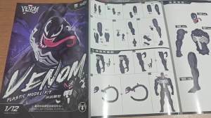 Fondjoy Assembled Model Venom Joints Moveable 1/12 Ratio Action Figures ABS Material Models Kit Educational Toys Birthday Gifts