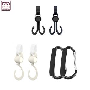 1/2pc Multifunction Stroller Hooks Large Heavy-Duty Bag Hanger for Pram & Shopping