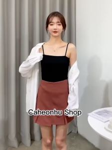 [Hoàn tiền Max 15%] Áo thun nữ 2 dây croptop vải đẹp