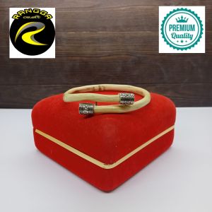 gelang akar Bahar putih variasi alpaka A223