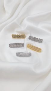 Sv Premium Zircon Shoulder Brooch Luxury Zirconia Brooch Kerongsang Bahu Hijab Pin Muslimah Fashion Brooch Bahu Cute