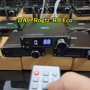 DAC Giải Mã Âm Thanh Singapore Rogtz R8.Eco - Chip ES9038Q2M & QCC5125