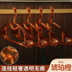 Anti-Slip Wide Shoulder Suit Coat Thickened Home Use Dormitory Transparent Plastic Clothes Hanger Adult Nordic Style Storage Organizer