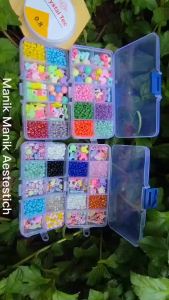 Set Manik 10 Sekat Gratis Tali Senar Elastis Bisa COD