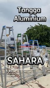 SAHARA - Tangga Lipat Aluminium Multifungsi 175 Meter / 175 CM - Aluminium Ladder Jumbo Sahara Biru