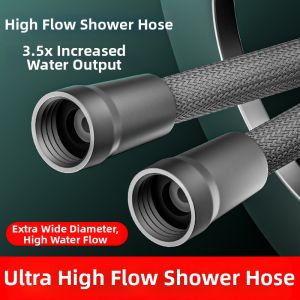 Tangle-Proof Explosion-Proof High Flow Large Diameter Shower Hose
