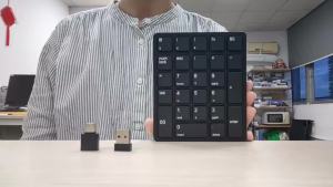 JOMAA | JOMAA 2.4GHz&Wired Mini Number Pad26 Keys Portable Financial Accounting Number Rechargeable Keyboard For Laptop Computer