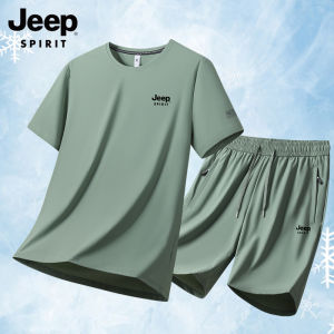 JEEP SPIRIT | Mens Quick Dry Ice Silk Sportswear Set