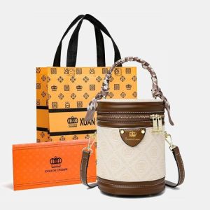 JTF616-Tas Sling Bag Tabung Xuan Ni Crown Paper Bag + Sertifikat