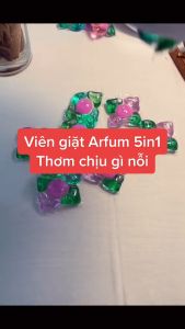 Viên giặt xả arFUM 5 trong 1 MỚI tinh dầu nước hóa lưu hương lâu 16 tuần khử khuẩn 99% - (50 viên/Túi)