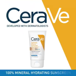 CeraVe Hydrating Mineral Sunscreen SPF30 Face Lightweight Sunscreen