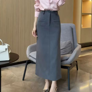 Polka Dot Blouse Womens Lace Hem Spring New Lightweight Age-Defying Casual Versatile High Waist Mini Skirt Set