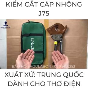 J75 Kiềm Kềm Kìm cắt cáp nhông đồng nhôm dành cho điện lực