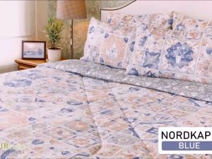 FAIRmaid  ชุดผ้าปูที่นอนรัดมุม+ปลอกหมอนหนุน ลาย Nordkapp ที่นอน 6 ฟุต / 5 ฟุต / 3.5 ฟุต (ผ้าปู ปลอกหมอน)