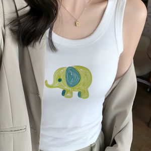 Áo Ba Lỗ Cotton Nguyên Chất Mùa Hè 2025 Cho Nữ Áo Ba Lỗ Không Tay Ôm Vừa Vặn Áo Ba Lỗ Không Tay Màu Trắng Áo Ba Lỗ Thường Ngày